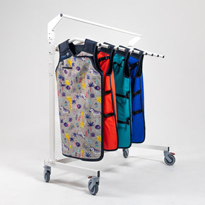 Mobile Lead Apron Rack for One-Piece Aprons
